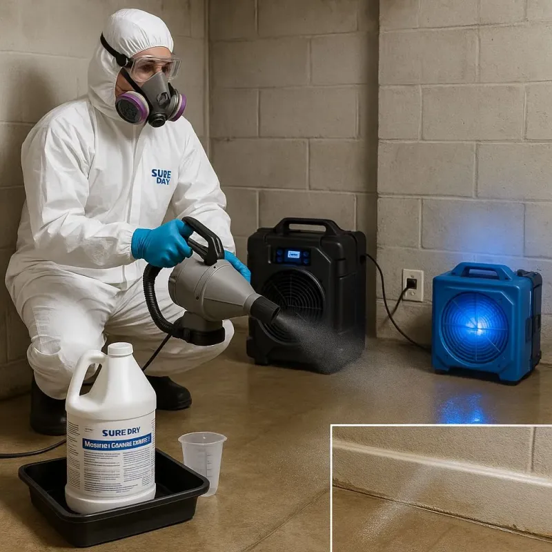 Sanitization and Odor Removal process in Melrose Park, IL